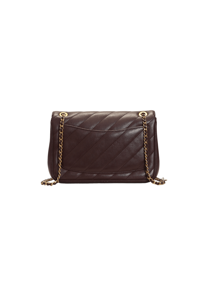 CC DIAGONAL FLAP BAG