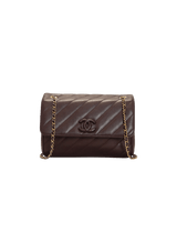 CC DIAGONAL FLAP BAG