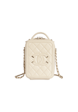 CC FILIGREE VERTICAL VANITY CASE CAVIAR