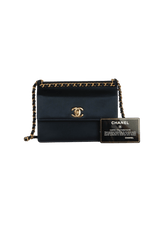 CC SILK FLAP BAG