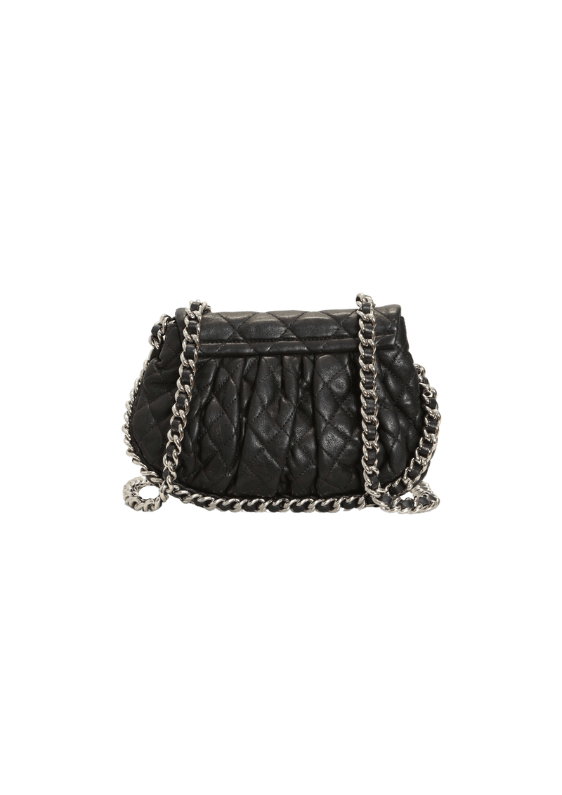 CHAIN AROUND FLAP BAG