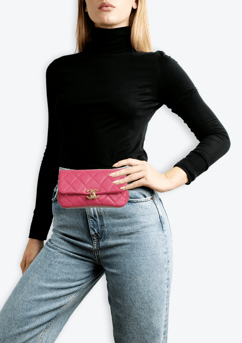 CHAIN MELODY WAIST BELT BAG