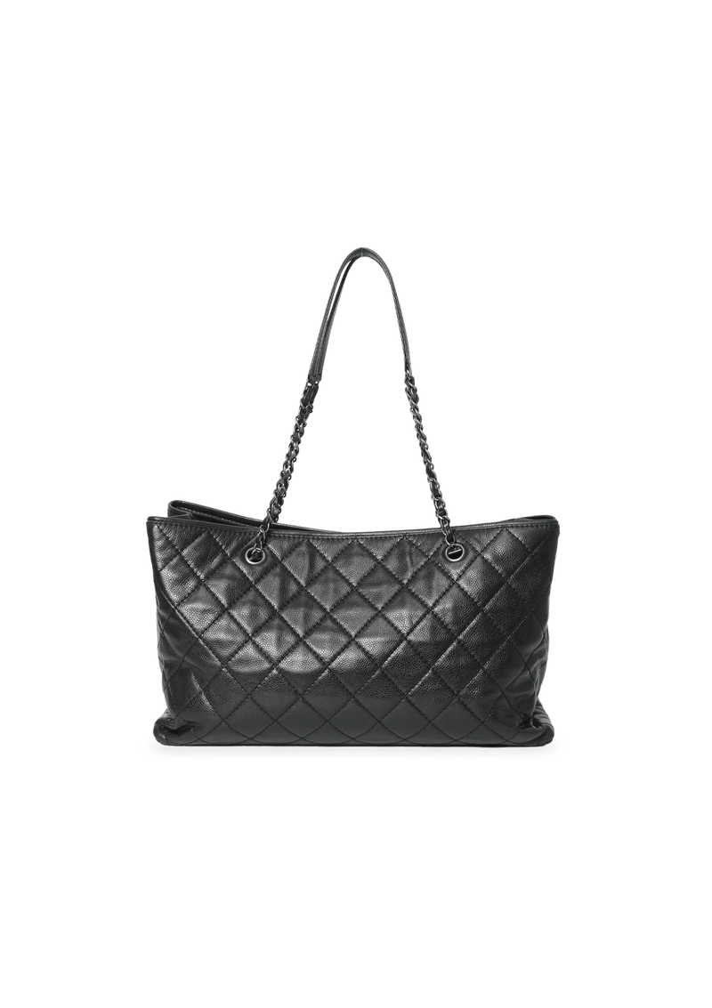 CHAIN SHOPPING TOTE LAMBSKIN