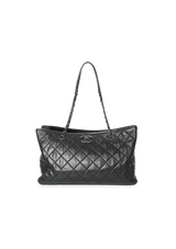 CHAIN SHOPPING TOTE LAMBSKIN