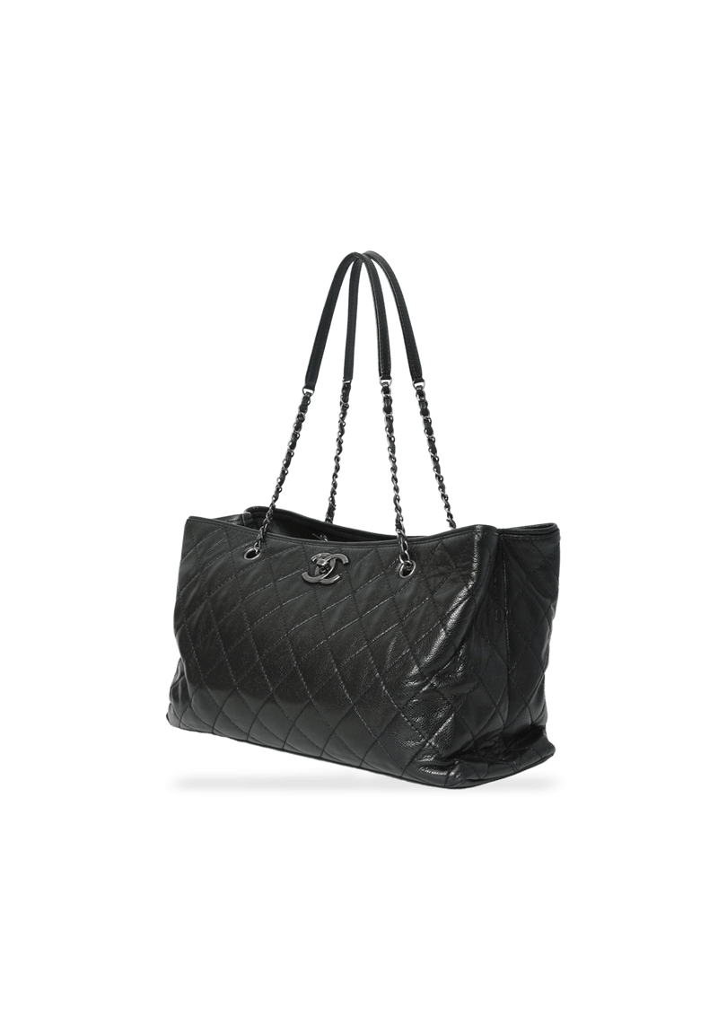 CHAIN SHOPPING TOTE LAMBSKIN