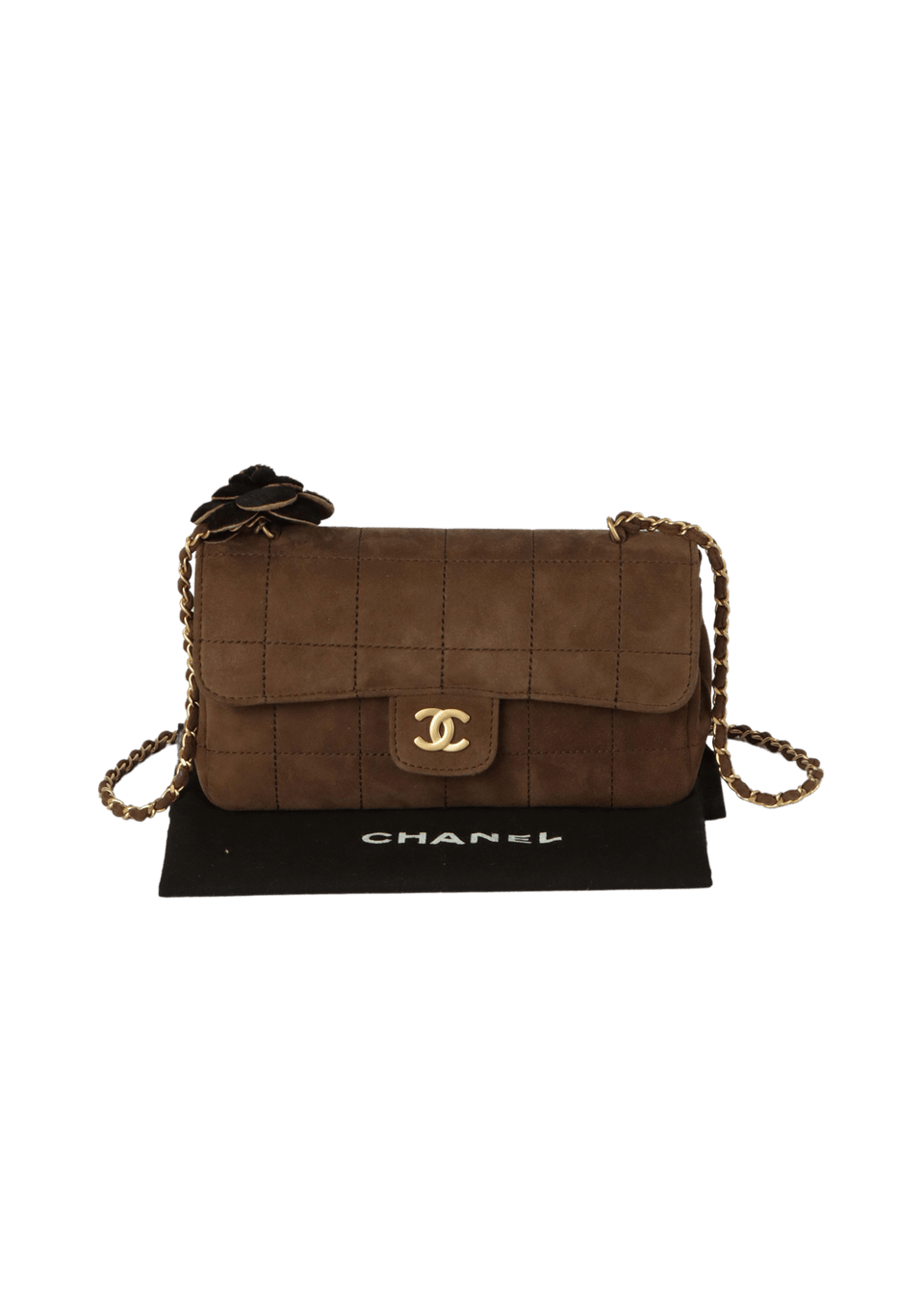 BOLSA CHANEL CHOCOLATE BAR FLAP BAG MARROM ORIGINAL – Gringa