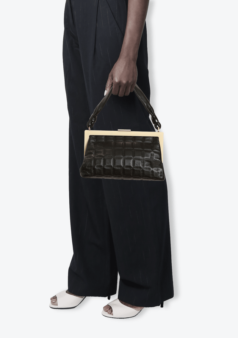 CHOCOLATE BAR FRAME CLUTCH