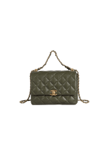 COCO FIRST FLAP BAG GRAINED CALFSKIN