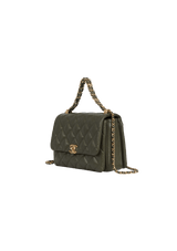 COCO FIRST FLAP BAG GRAINED CALFSKIN