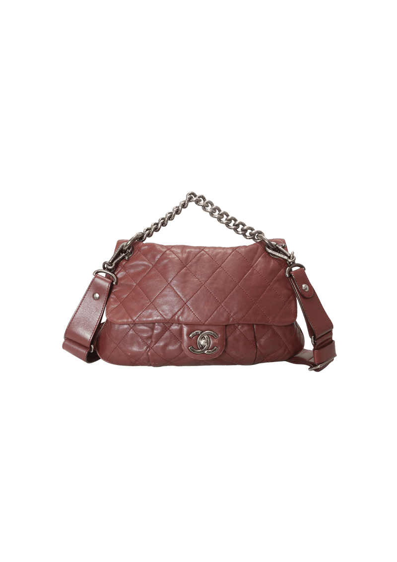 COCO PLEATS MESSENGER FLAP BAG