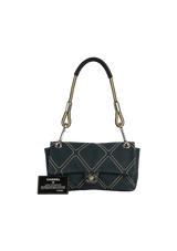 DIAMOND QUILT FLAP BAG