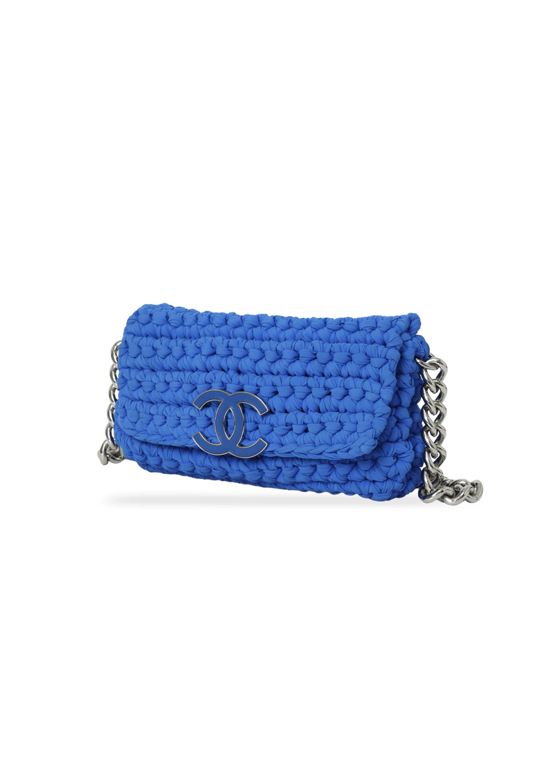 FANCY CROCHET FLAP BAG