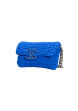 FANCY CROCHET FLAP BAG