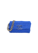 FANCY CROCHET FLAP BAG