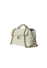 GLOBE TROTTER FLAP BAG CAVIAR