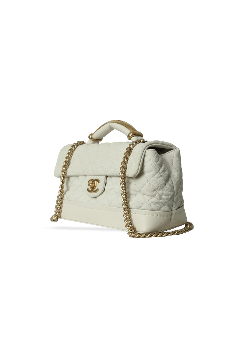 GLOBE TROTTER FLAP BAG CAVIAR