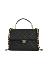 GRAINED CALFSKIN SATCHEL BAG