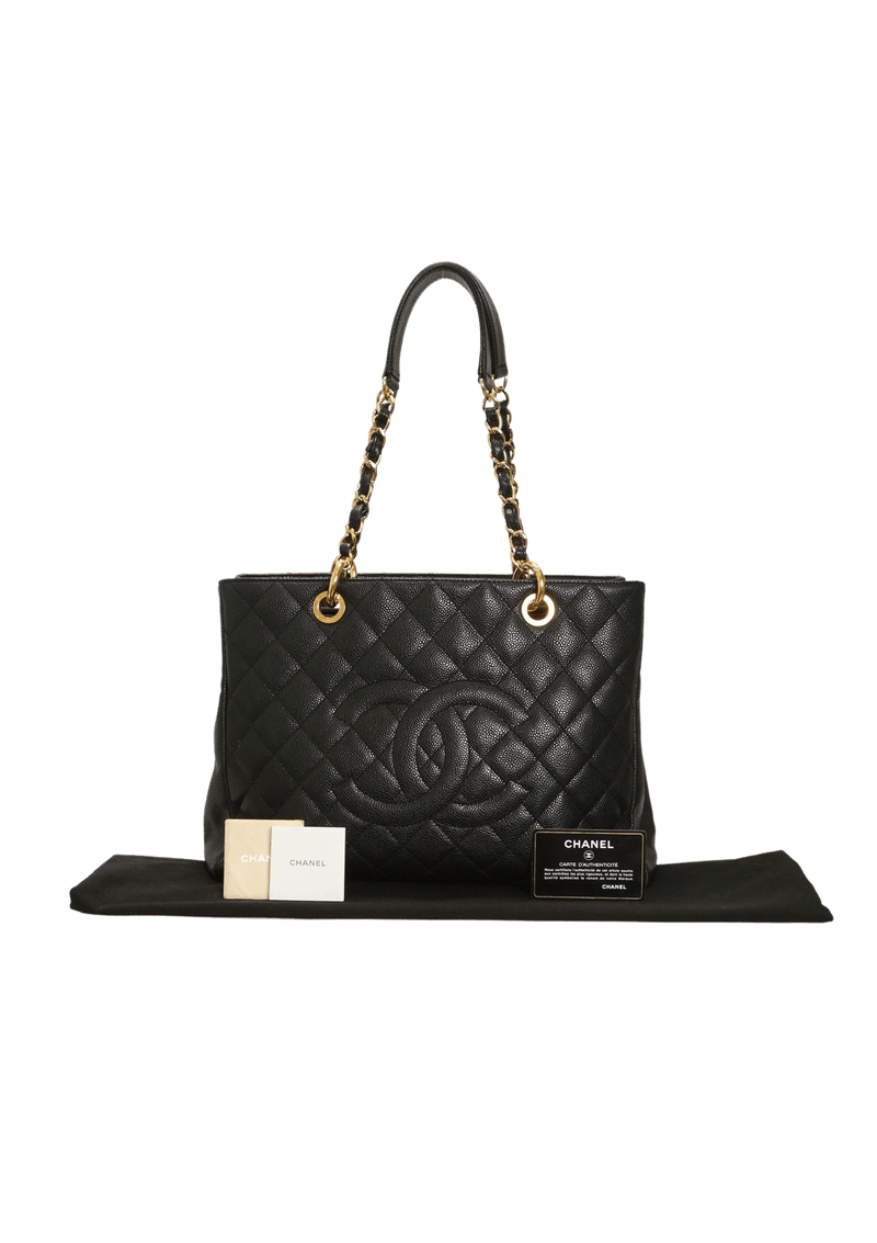 GRAND SHOPPING TOTE CAVIAR