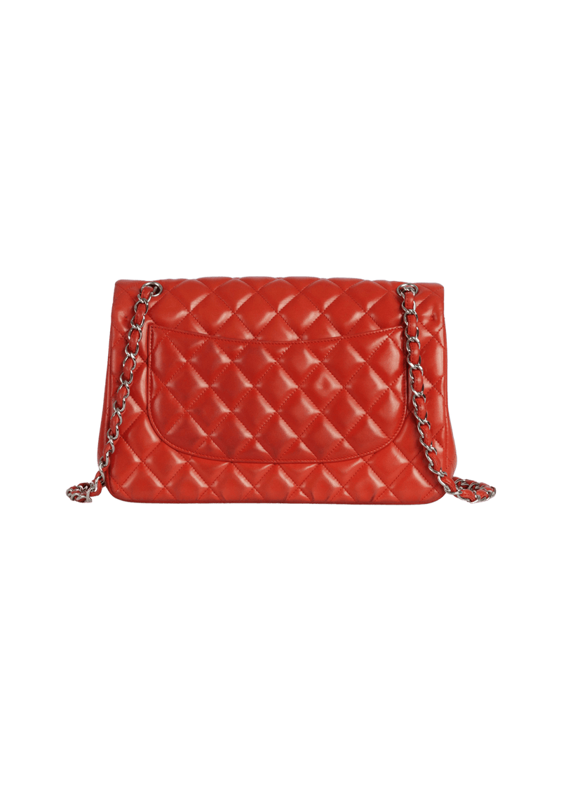 JUMBO CLASSIC DOUBLE FLAP LAMBSKIN