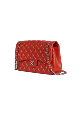 JUMBO CLASSIC DOUBLE FLAP LAMBSKIN