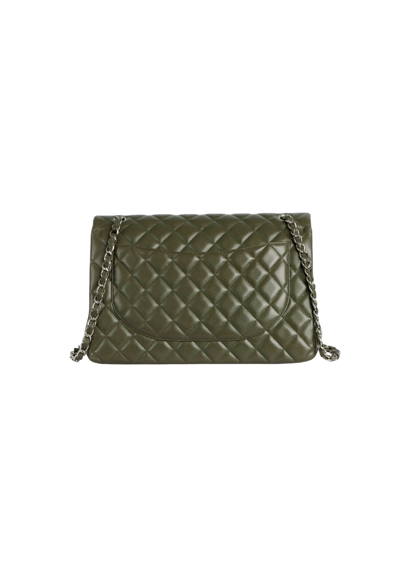 MAXI CLASSIC DOUBLE FLAP BAG CAVIAR