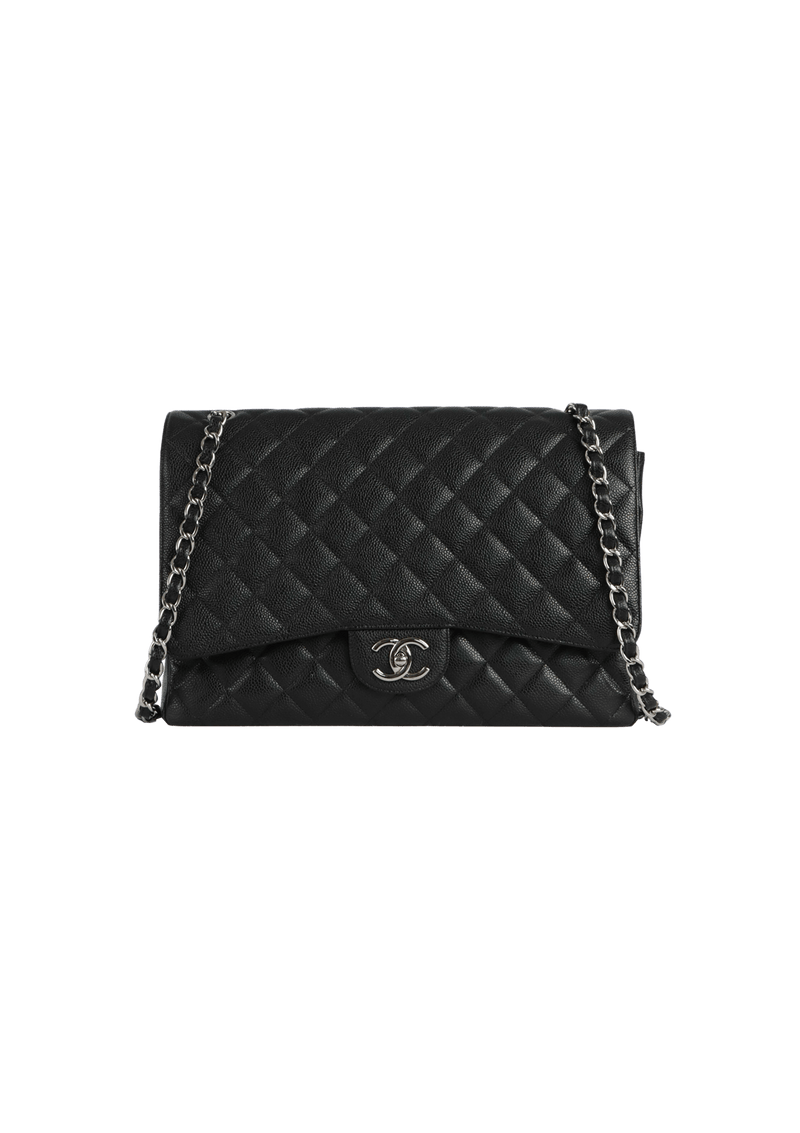 MAXI CLASSIC DOUBLE FLAP CAVIAR