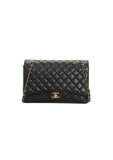 MAXI CLASSIC DOUBLE FLAP CAVIAR