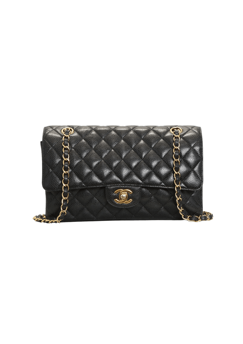 MEDIUM CLASSIC DOUBLE FLAP BAG CAVIAR