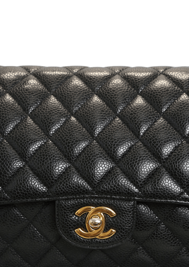 MEDIUM CLASSIC DOUBLE FLAP BAG CAVIAR