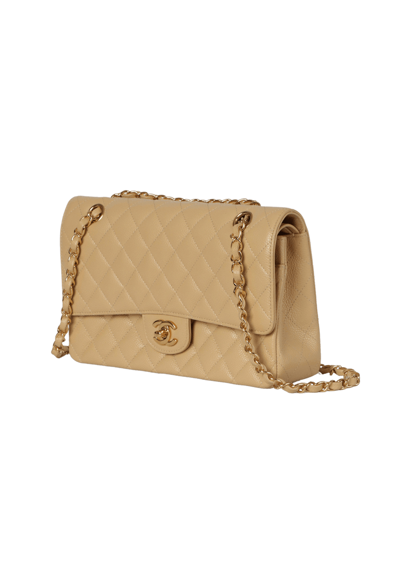 MEDIUM CLASSIC DOUBLE FLAP CAVIAR