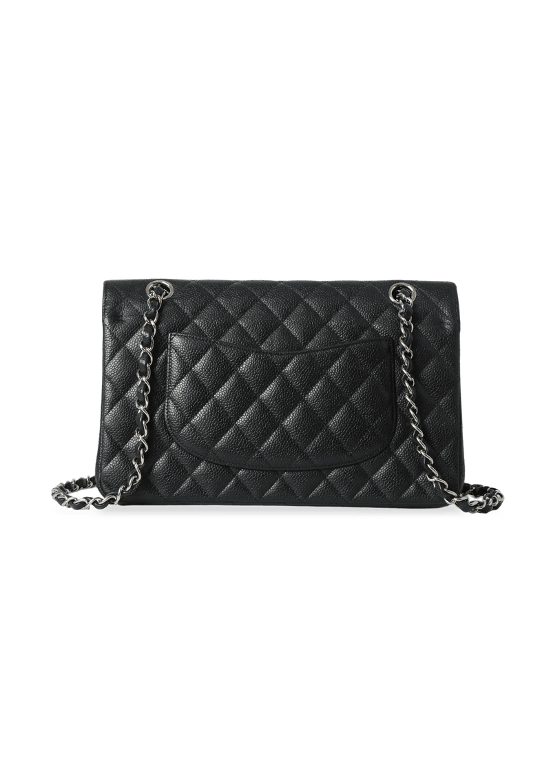 MEDIUM CLASSIC DOUBLE FLAP CAVIAR