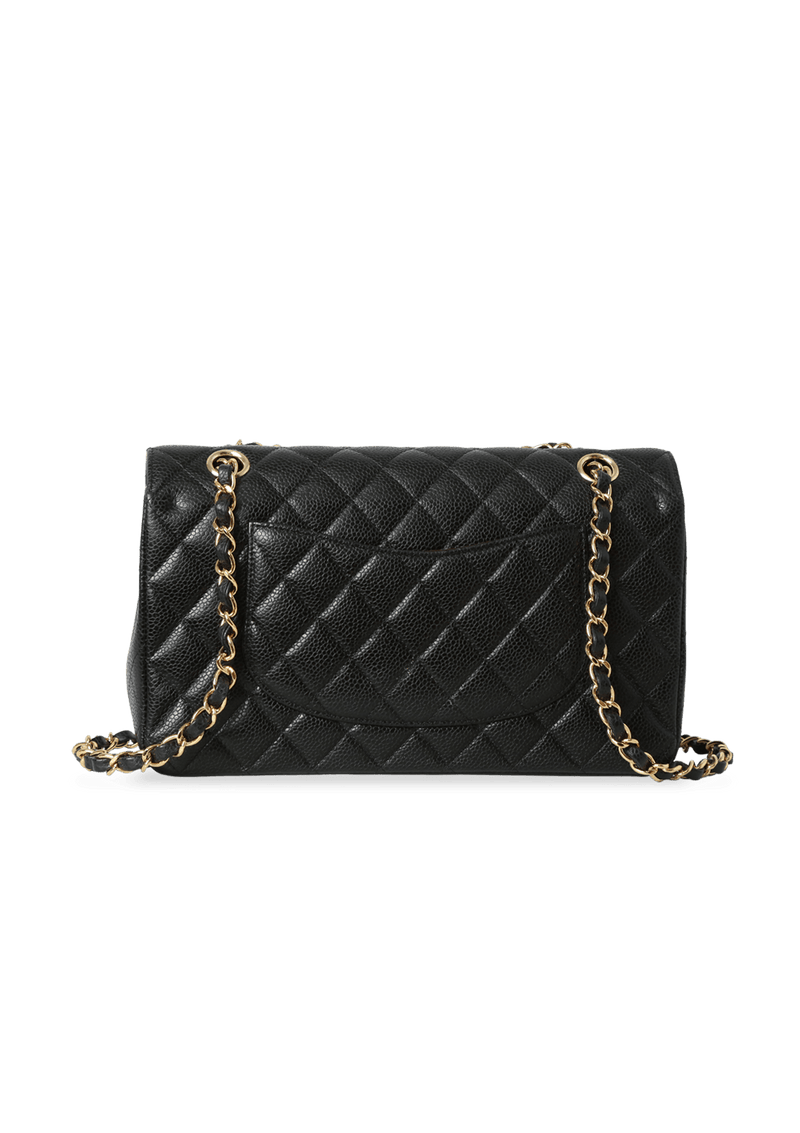 MEDIUM CLASSIC DOUBLE FLAP CAVIAR