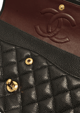 MEDIUM CLASSIC DOUBLE FLAP CAVIAR