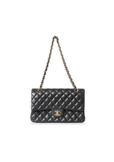 MEDIUM CLASSIC DOUBLE FLAP LAMBSKIN