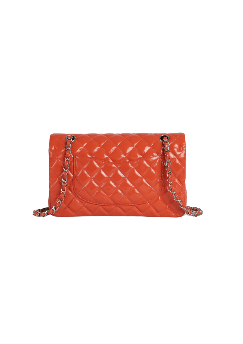 MEDIUM CLASSIC DOUBLE FLAP PATENT CALFSKIN