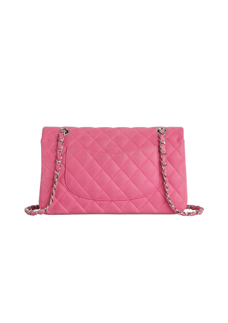 MEDIUM CLASSIC DOUBLE FLAP SUEDE CAVIAR