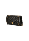 MEDIUM DOUBLE FLAP LAMBSKIN