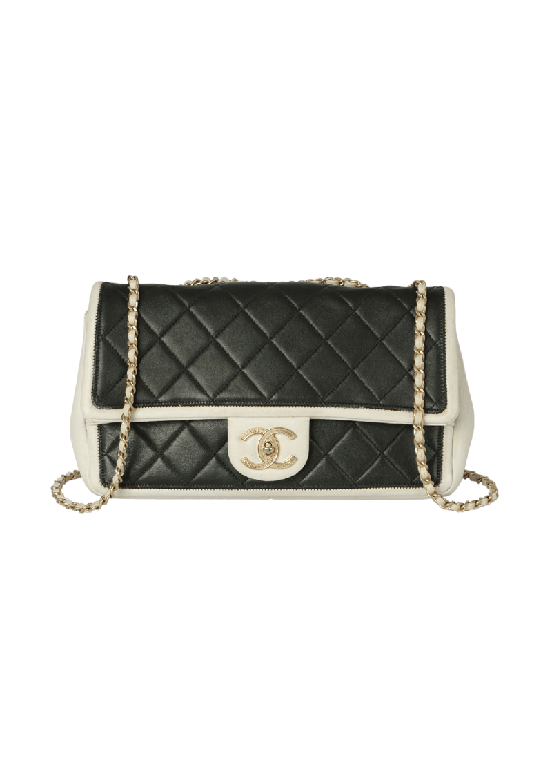 Chanel graphic flap on sale bag