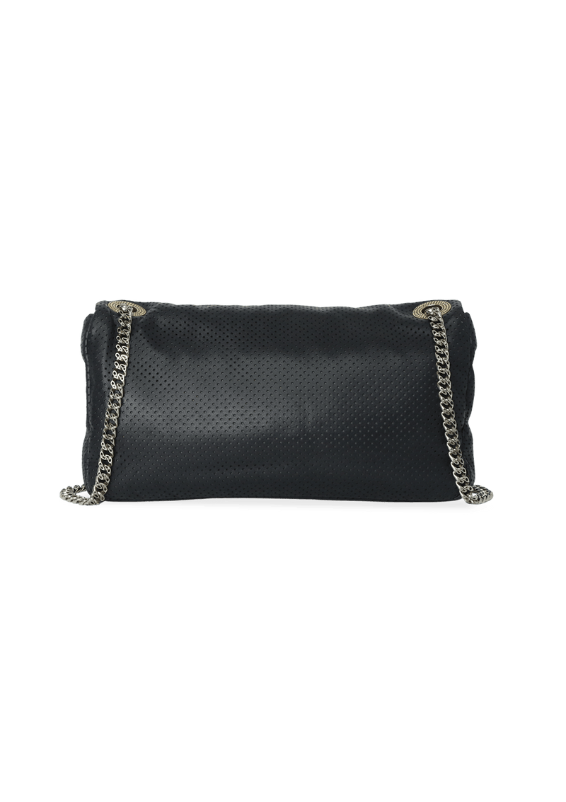 MEDIUM PERFORATED DRILL CLASSIC FLAP BAG