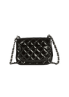 MINI SQUARE CLASSIC SINGLE FLAP PATENT LEATHER