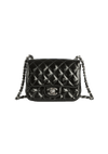 MINI SQUARE CLASSIC SINGLE FLAP PATENT LEATHER