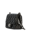 MINI SQUARE CLASSIC SINGLE FLAP PATENT LEATHER