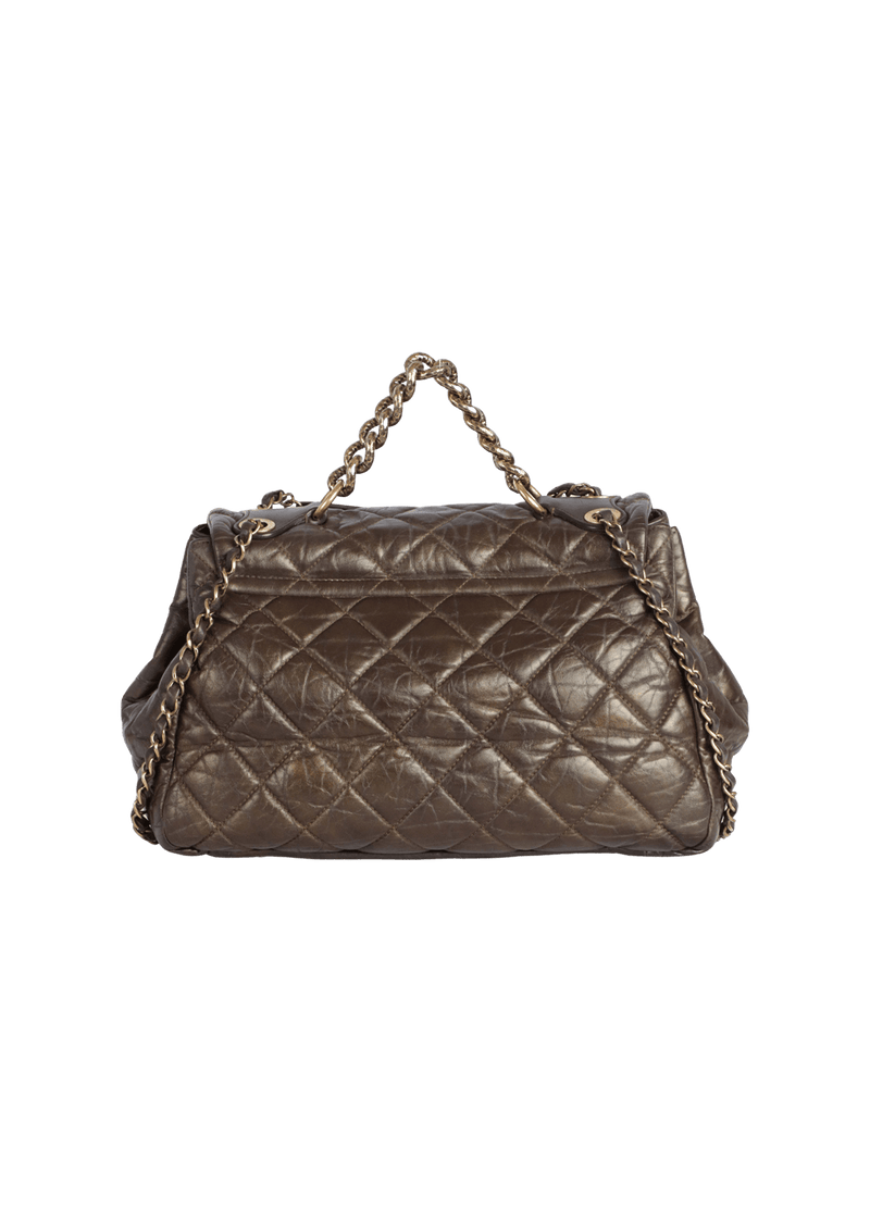 PARIS-BOMBAY MEDIUM PONDICHERRY FLAP BAG