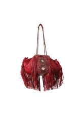 PARIS-DALLAS PYTHON  DRAWSTRING FRINGE