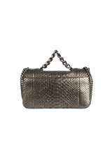 PERFECT EDGE FLAP BAG PYTHON