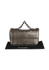 PERFECT EDGE FLAP BAG PYTHON