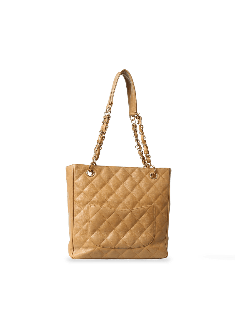 PETITE SHOPPING TOTE CAVIAR