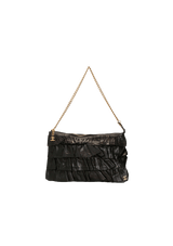 RUFFLE EVENING BAG
