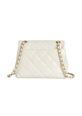 SHINY CAVIAR MINI FLAP BAG