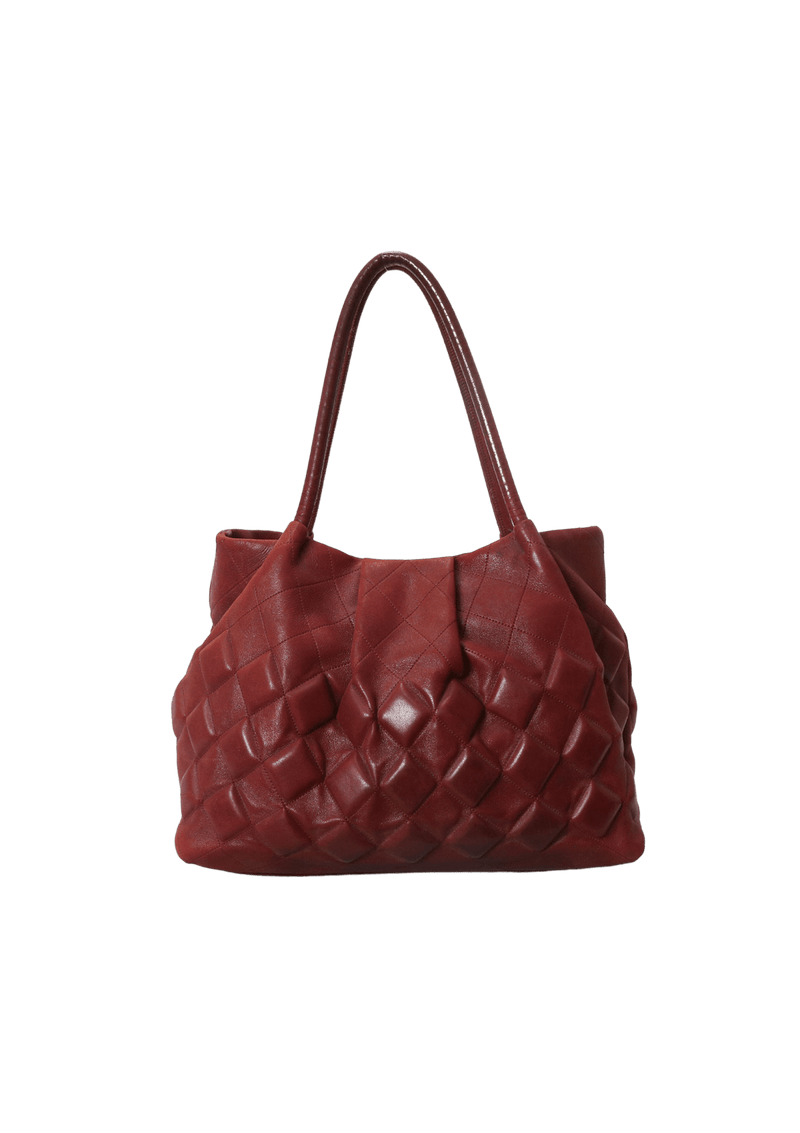 SLOANE SQUARE 3D QUILTED TOTE